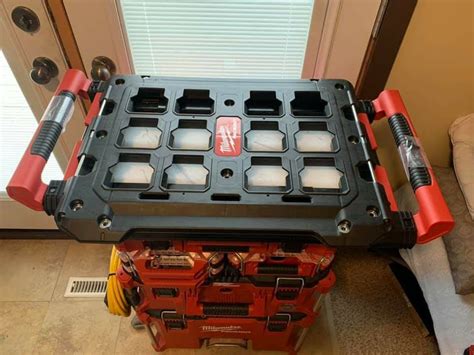 Milwaukee 48-22-8430 Packout Case with kaizeninserts. . Packout custom mods